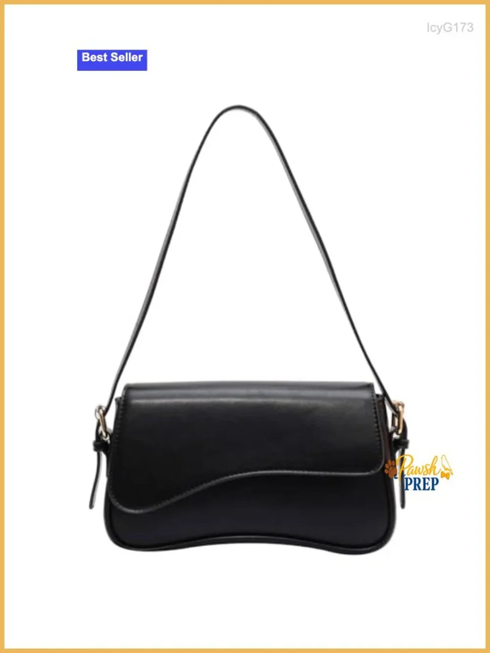 Vegan Leather Shoulder Bag Crossbody Hobo Purse Magnetic Closure Y2K Retro